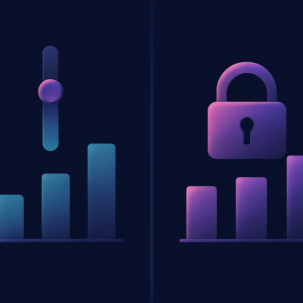 Side-by-side illustration contrasting consumption and subscription pricing models