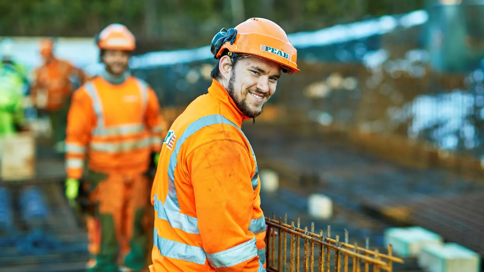 Peab construction site — the environments Peab recruits for