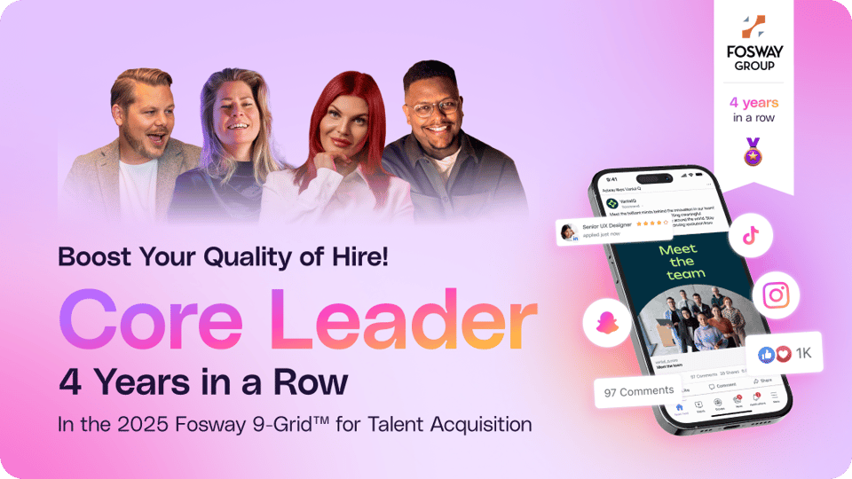 Adway Recognised as Fosway Core Leader for 4th Year Running – Boosting Quality of Hire with Social Recruiting