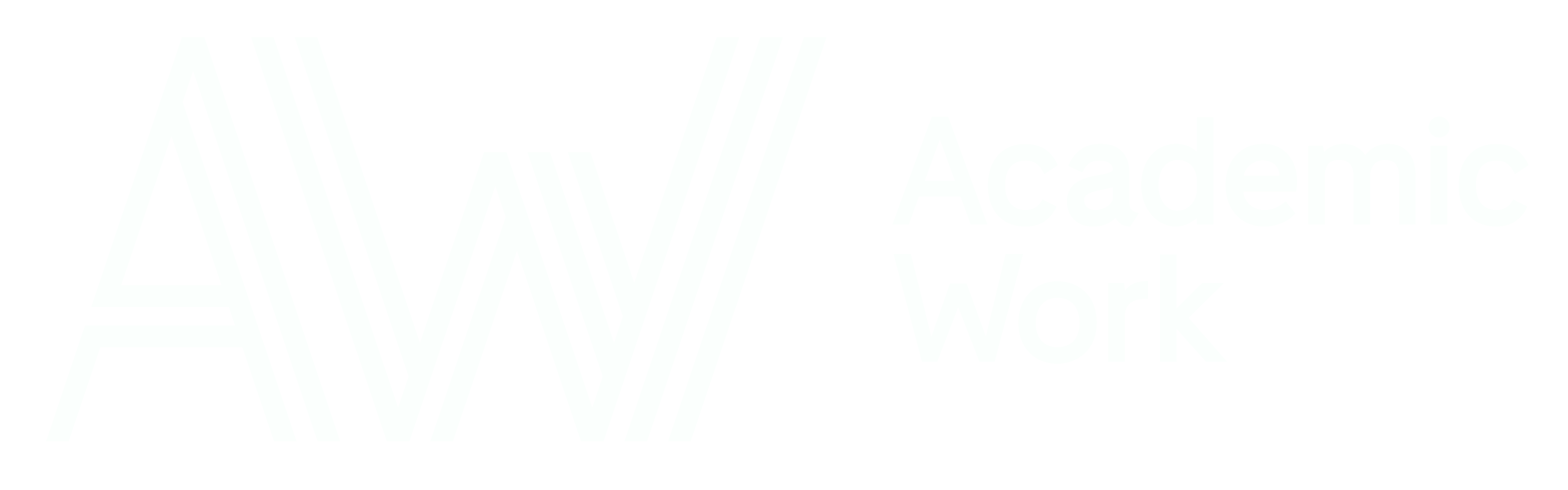 ACADEMIC WORK LOGO WHITE