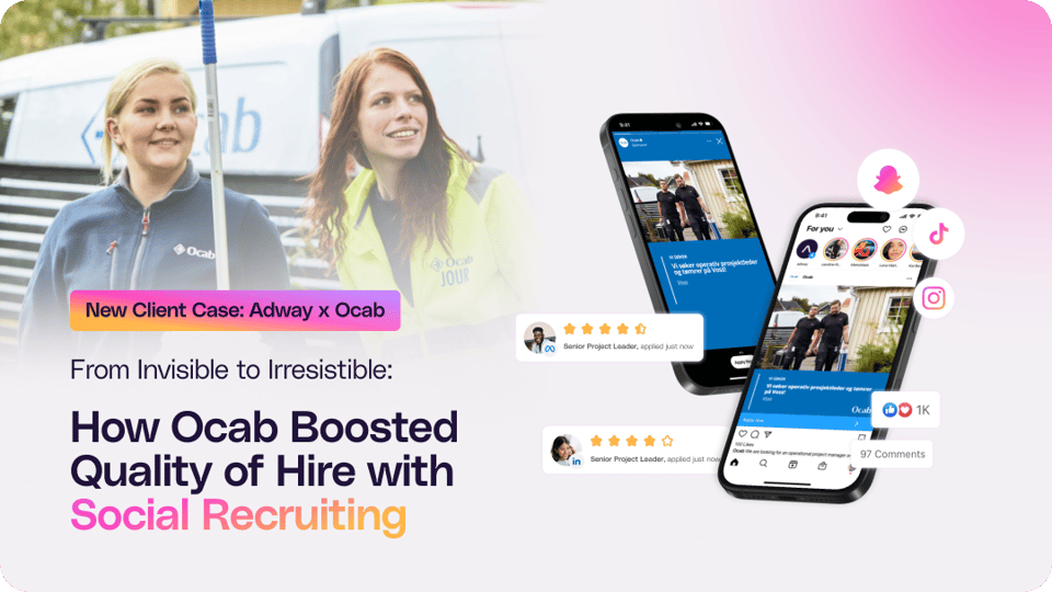 How Ocab Boosted Quality of Hire with Adway's Social Recruiting Technology